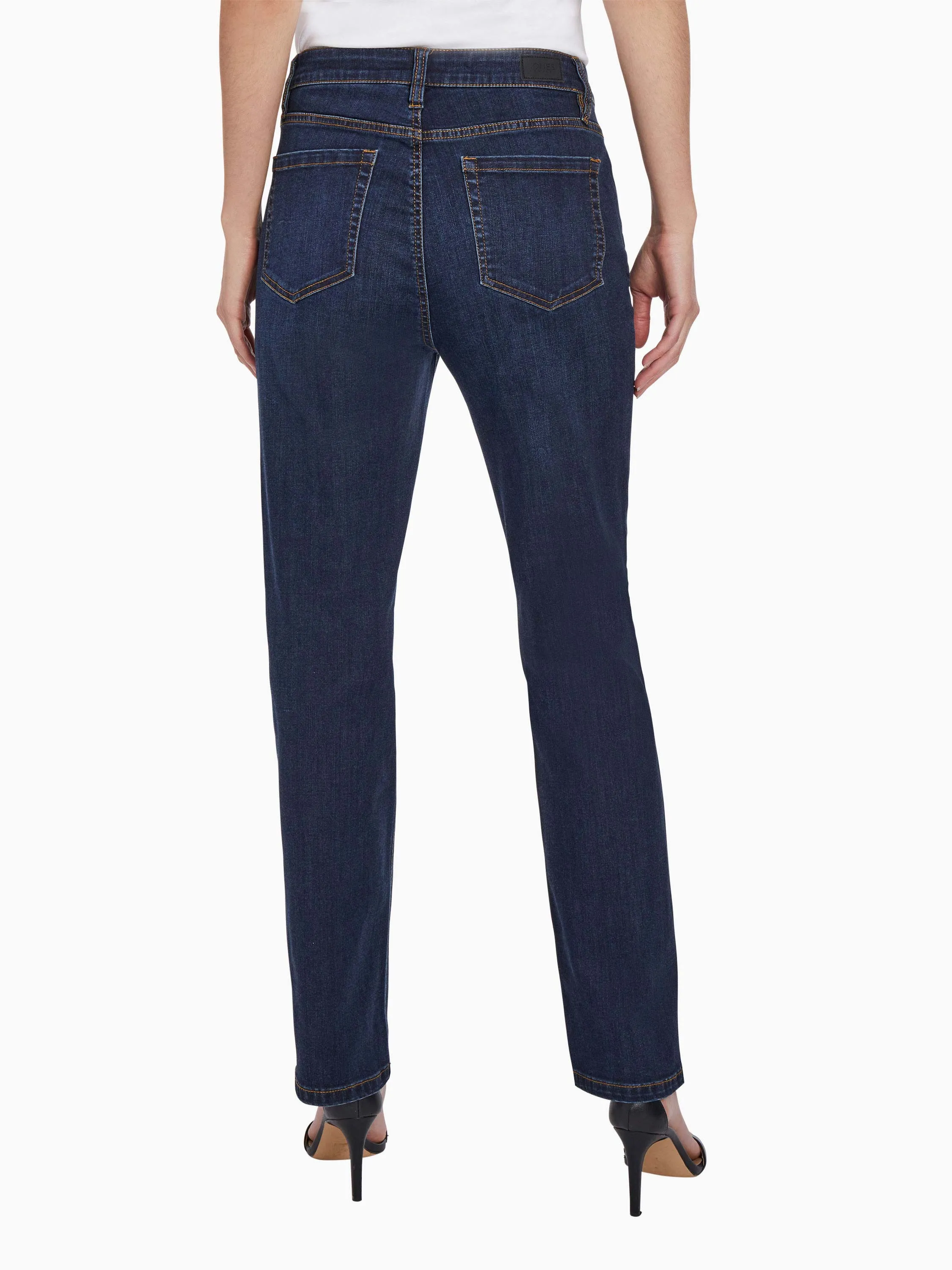 Petite Lexington Straight Leg Jeans, Westpoint Wash