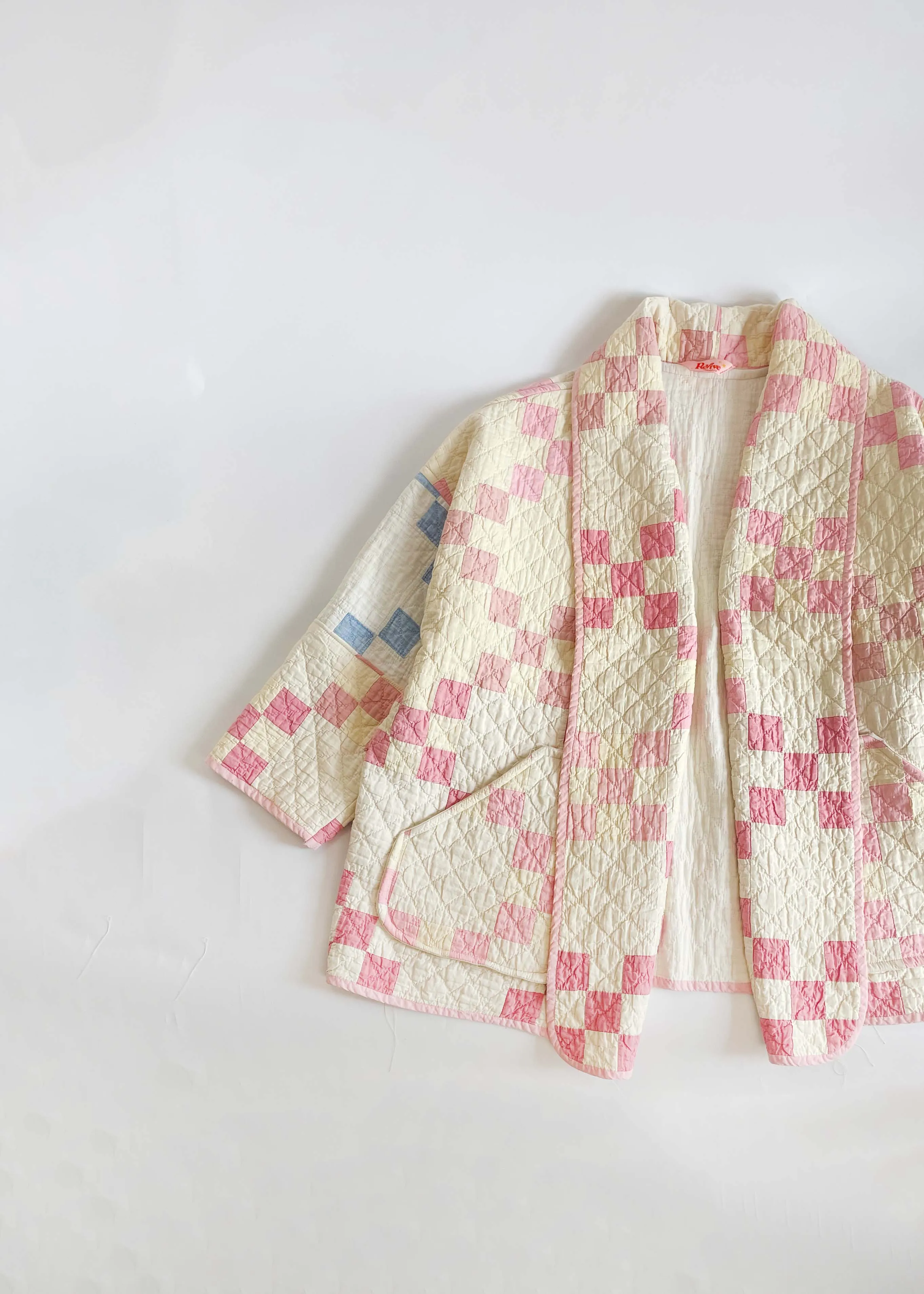 Pink and Blue Patchwork Emma Jacket