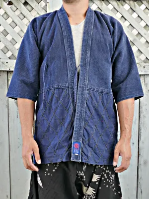 Post-1970 Vintage Indigo Kendo Gi Jacket