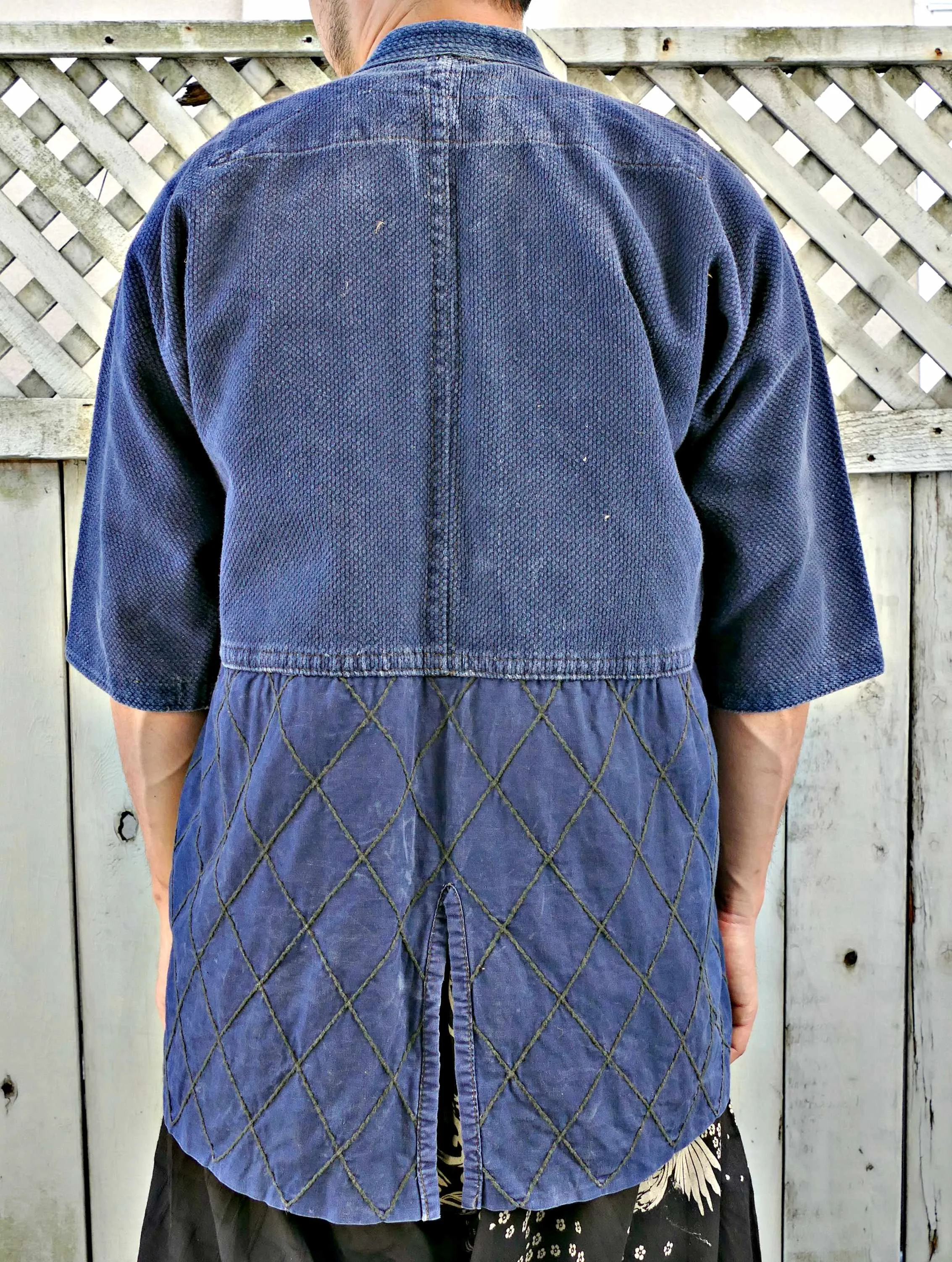 Post-1970 Vintage Indigo Kendo Gi Jacket