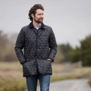 Rag Quilted Jacket - Navy/Claret