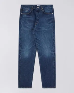 Regular Taper Kaihara Stretch Denim Mid Blue Dark Used