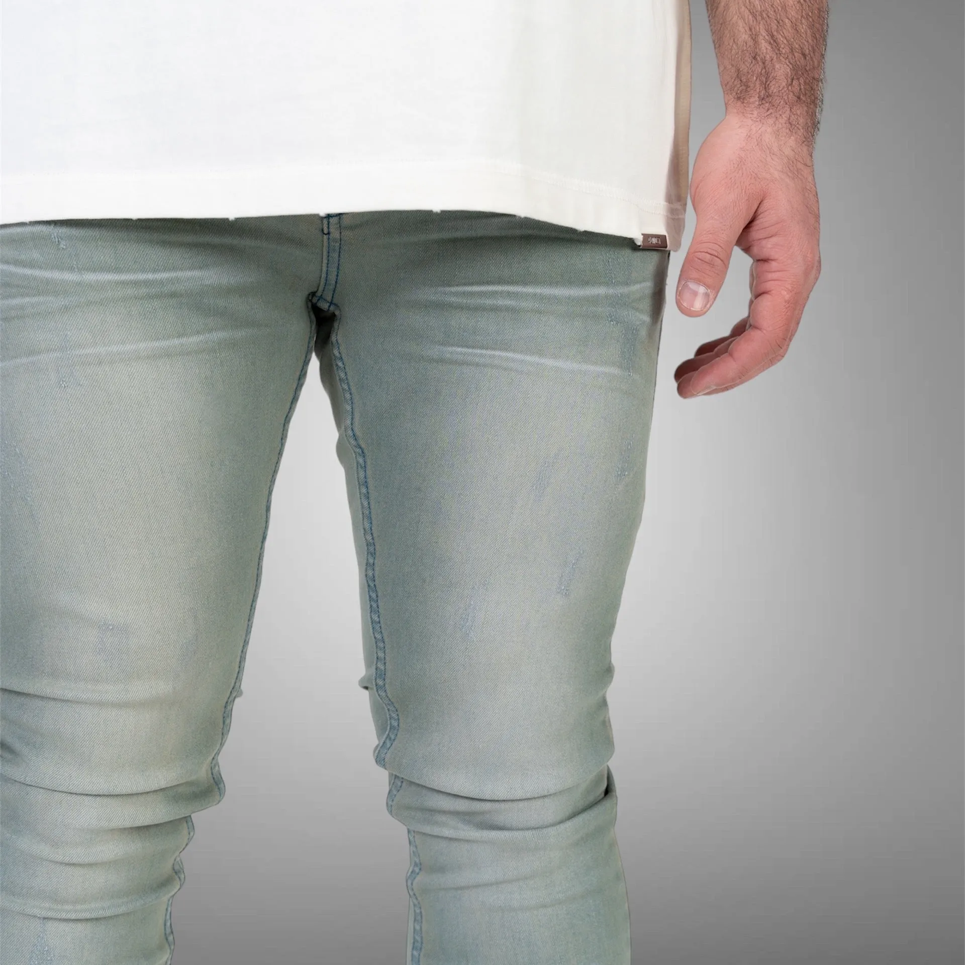 Relapse Jeans Deep Blue Skinny Denim Blue