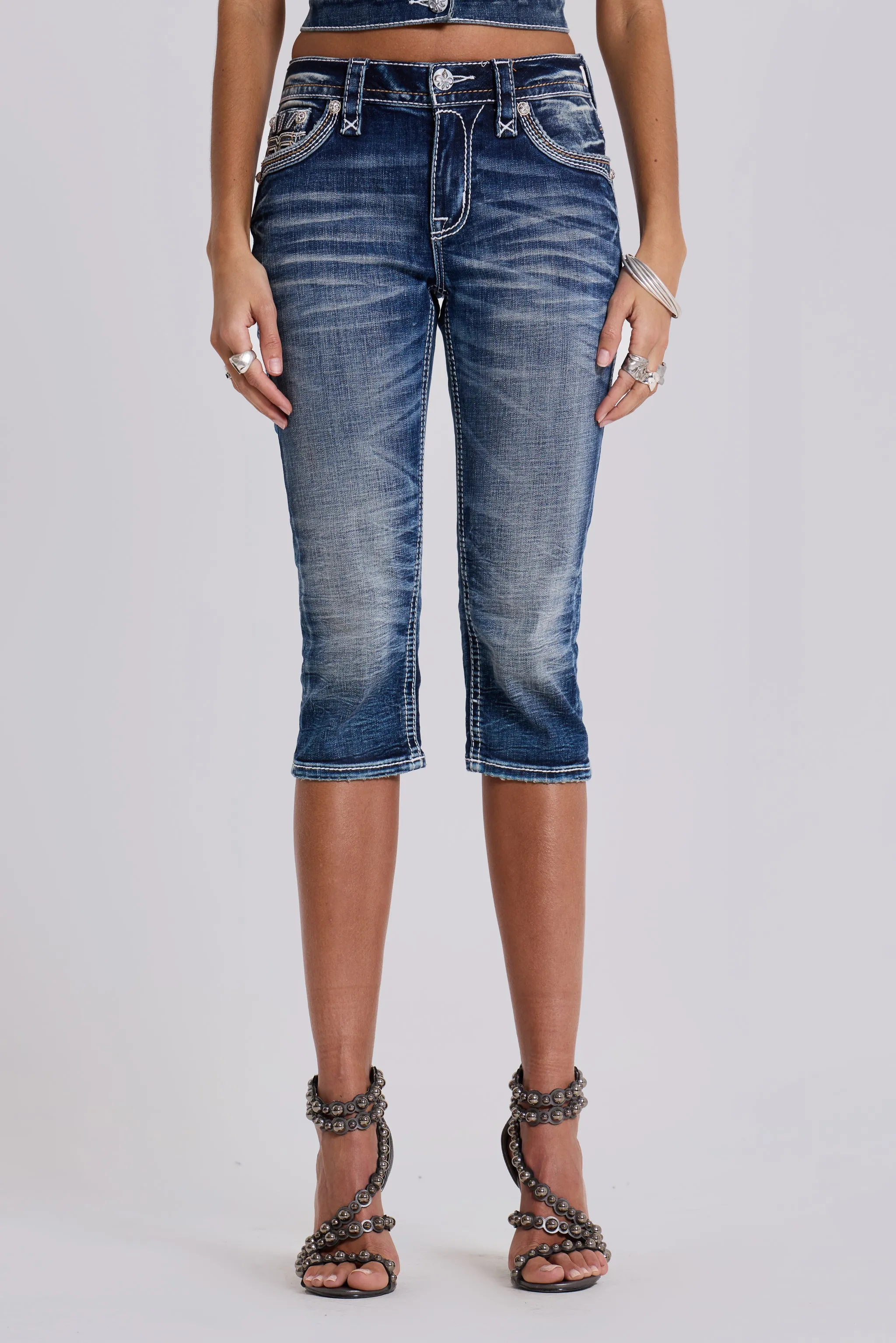 Rock Revival Capri Jeans