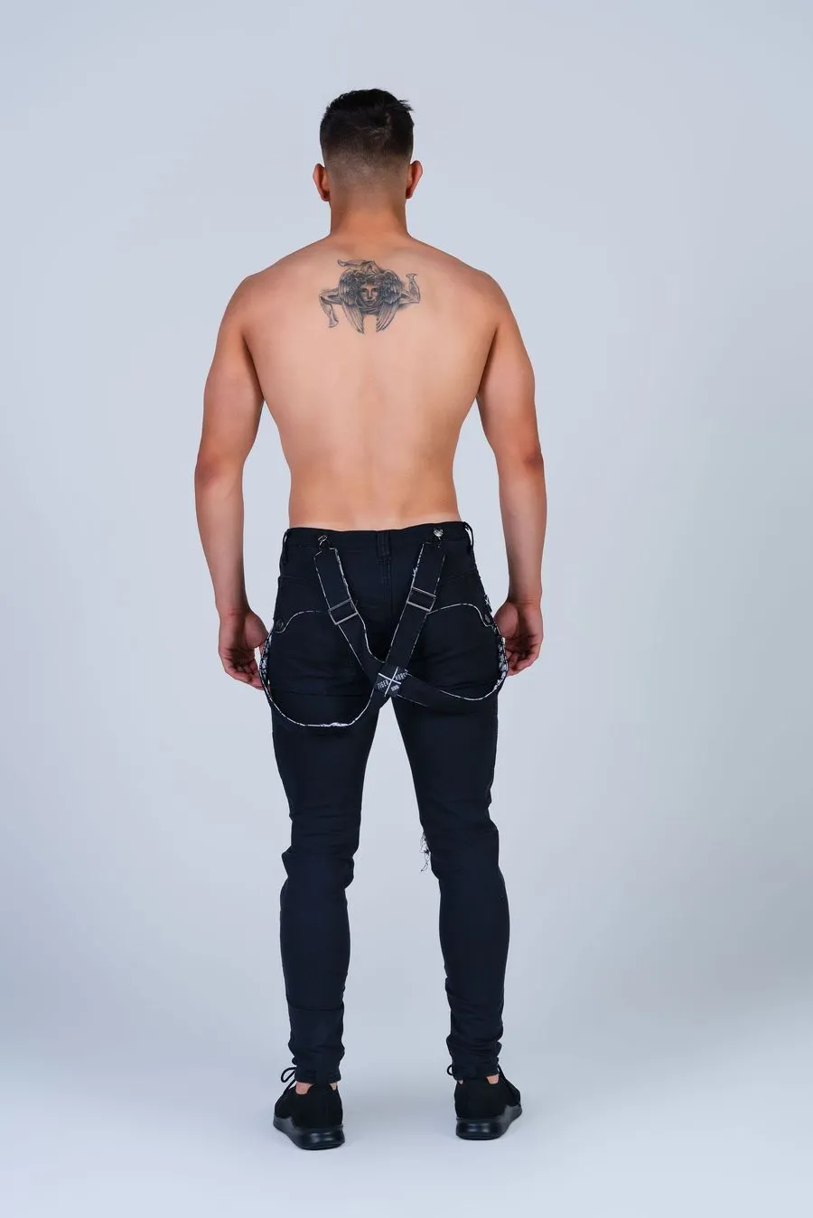 Romey Phucked Up Strapped Denim (Double Black)