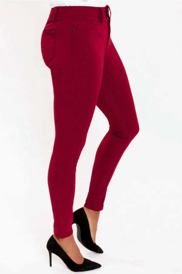 Royalty Burgundy Skinny Jeans