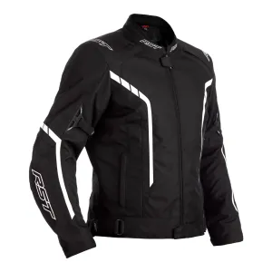 RST Axis CE Summer Textile Jacket - Black / White