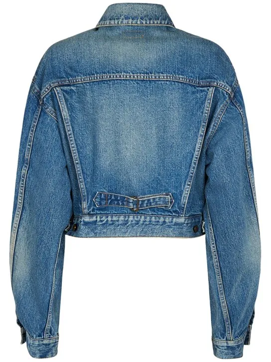 Saint Laurent   80&#x27;s cotton denim jacket 