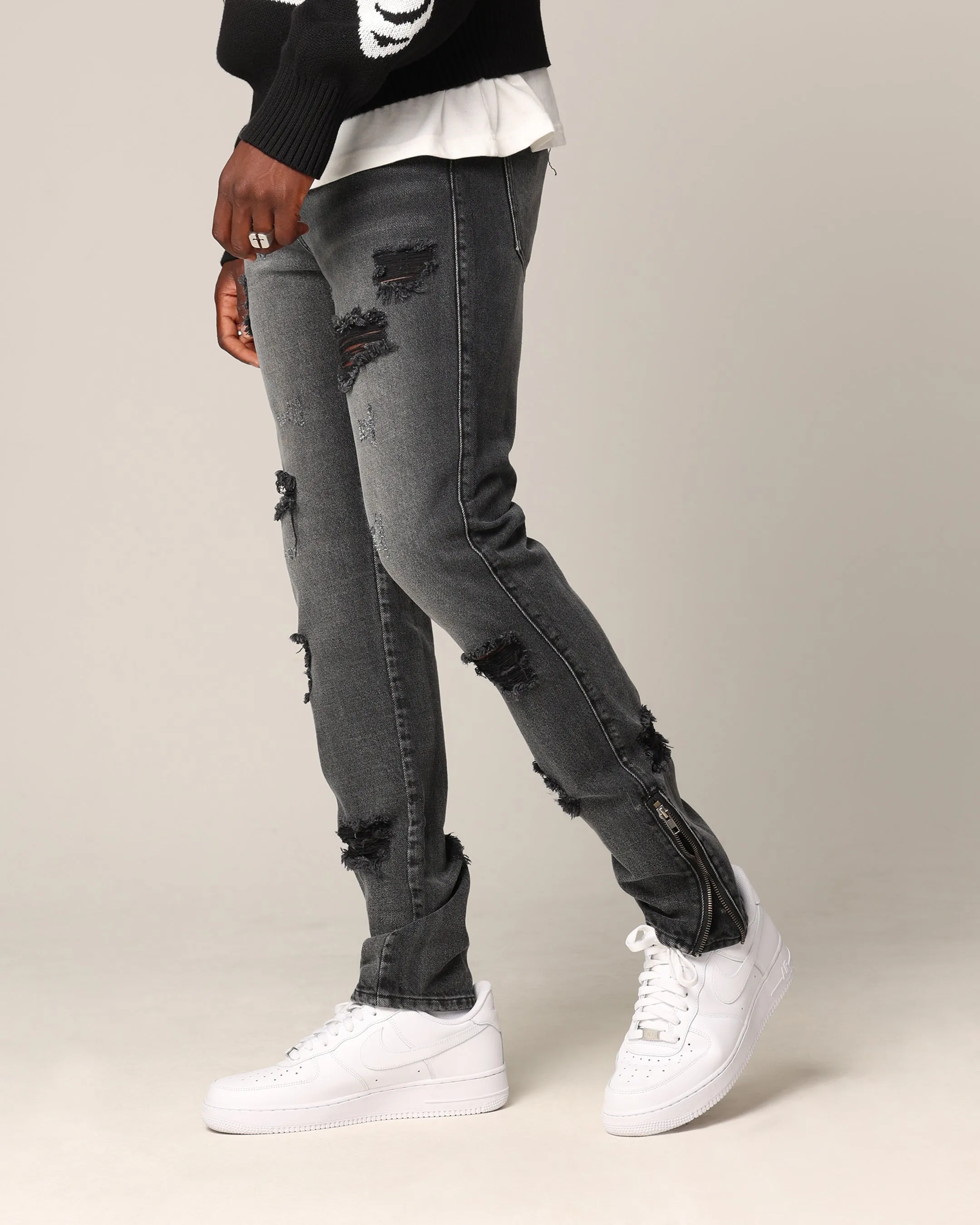 Saint Morta Riot Fimi Jeans Grey Ash