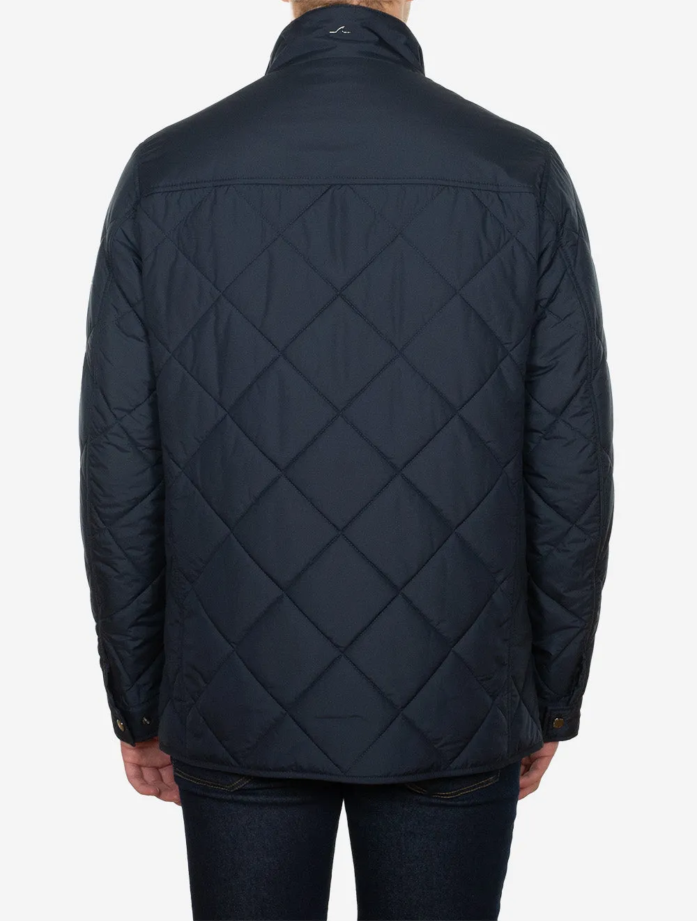 Save the Sea Quilted Jacket Navy