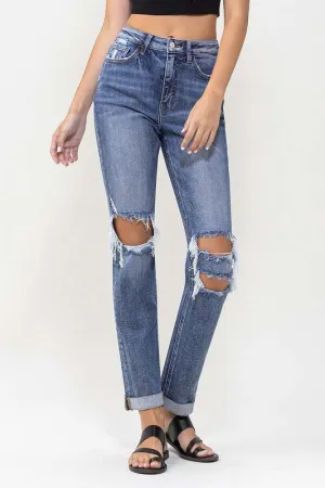 Scarlett Rolled Cuff Boyfriend Jean (Lovervet By Vervet)