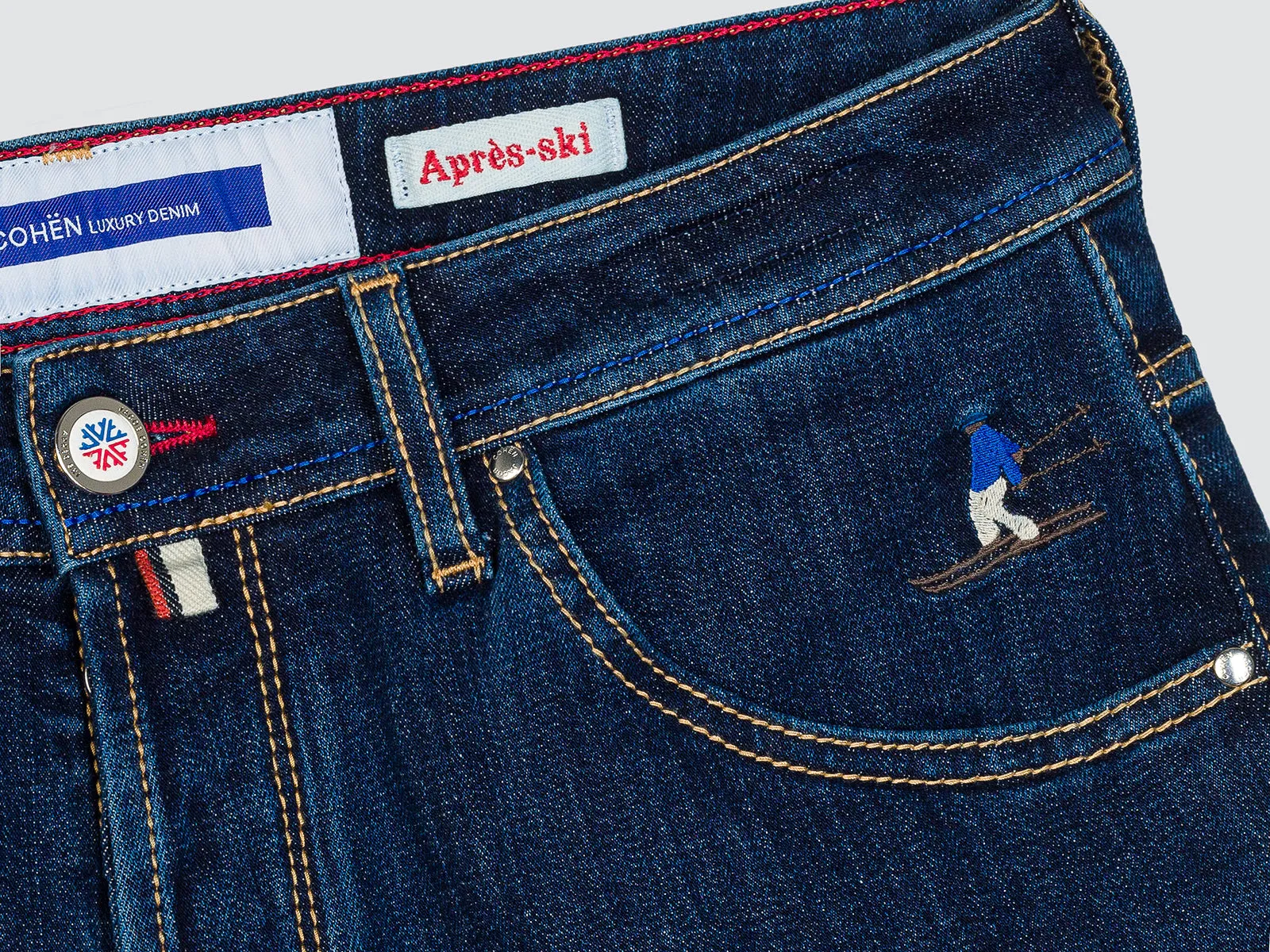 SCOTT BLUE DENIM STRETCH APRES-SKI CAPSULE