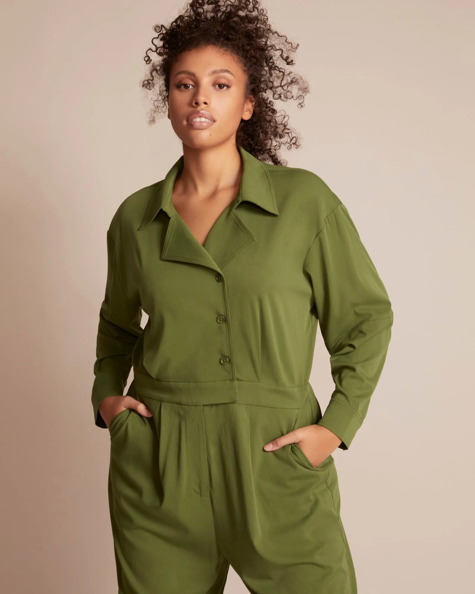 Sheila Jumpsuit | Forest Green