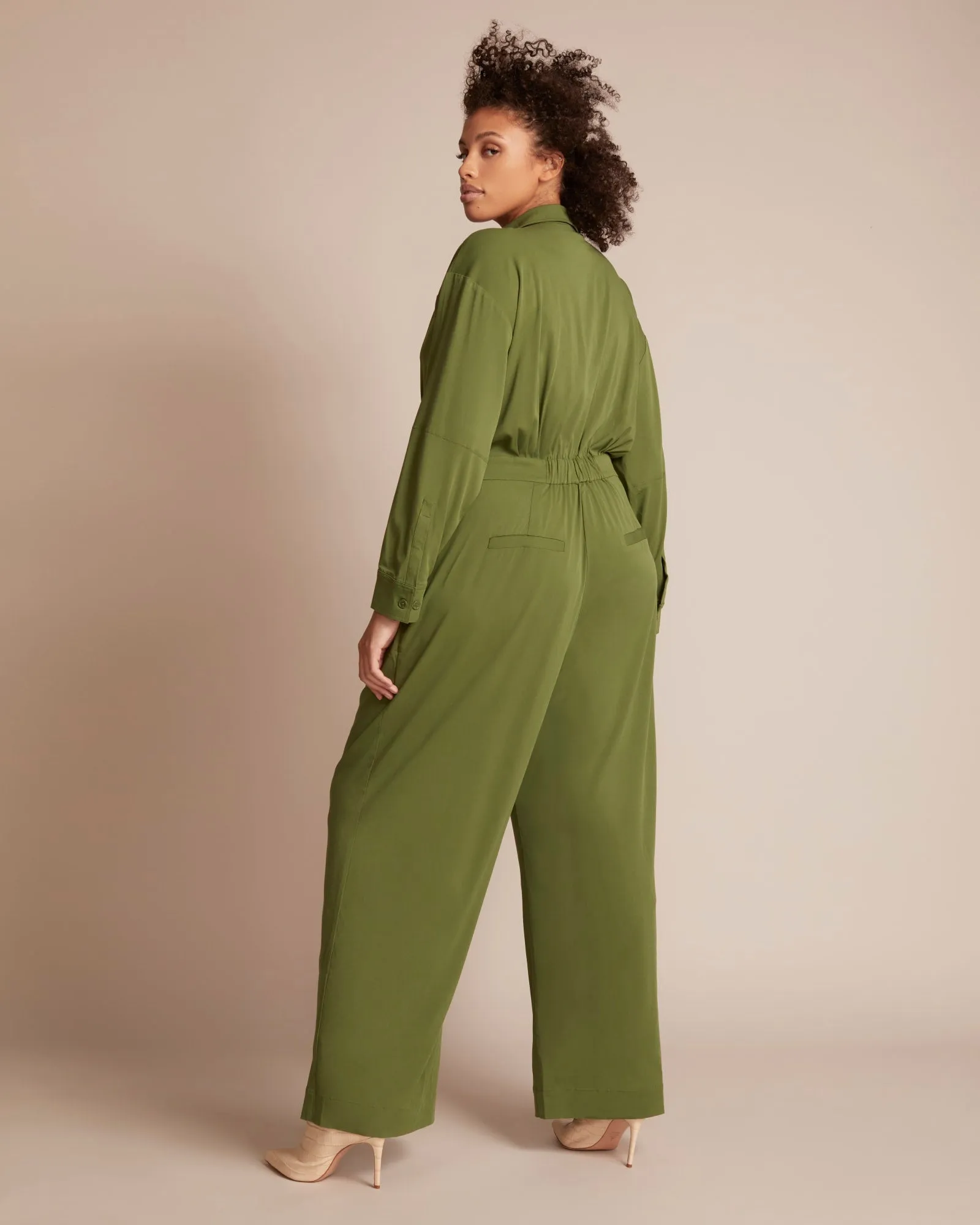 Sheila Jumpsuit | Forest Green