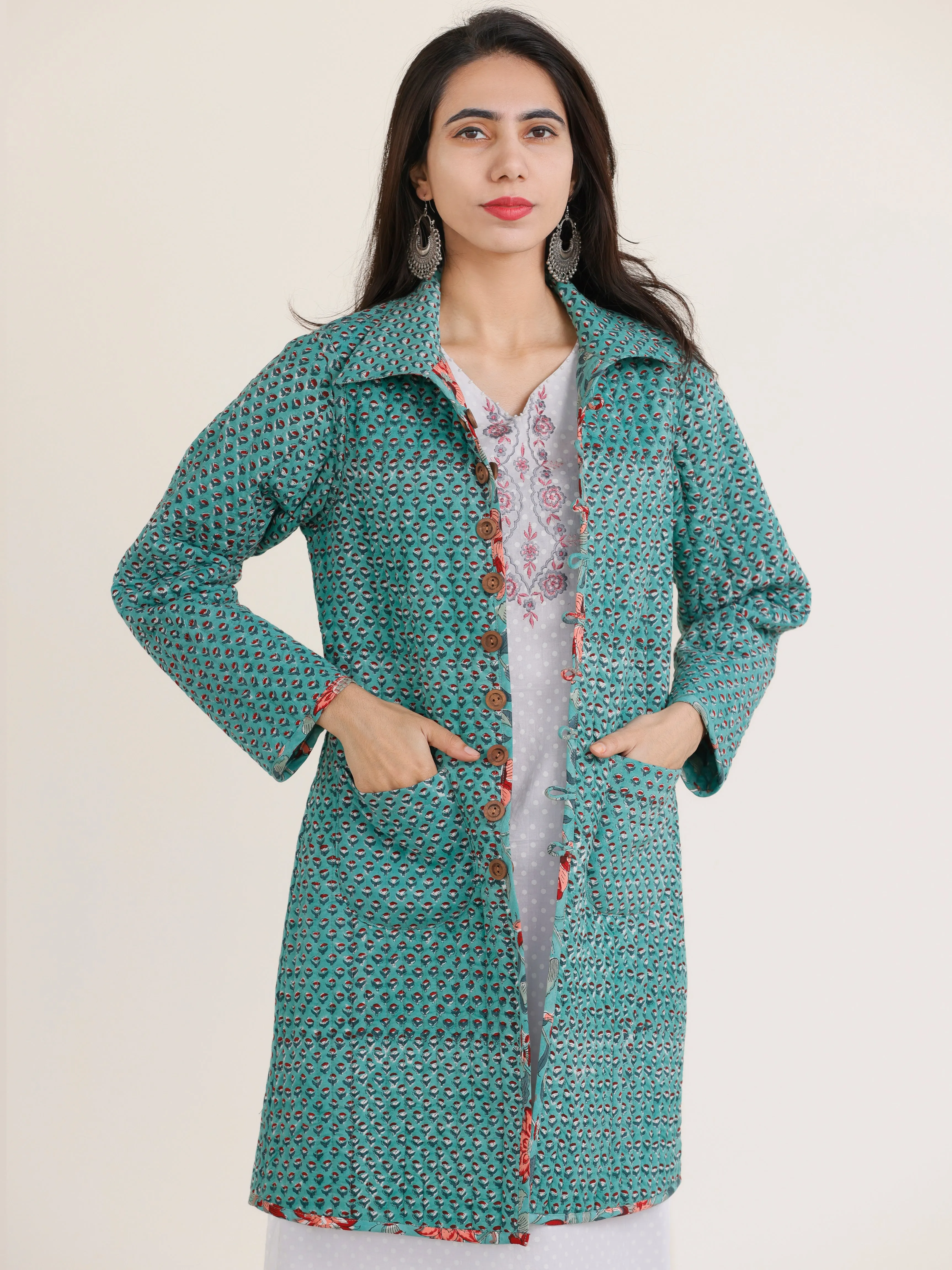 Shishir Samna Quilted Reversible Jacket