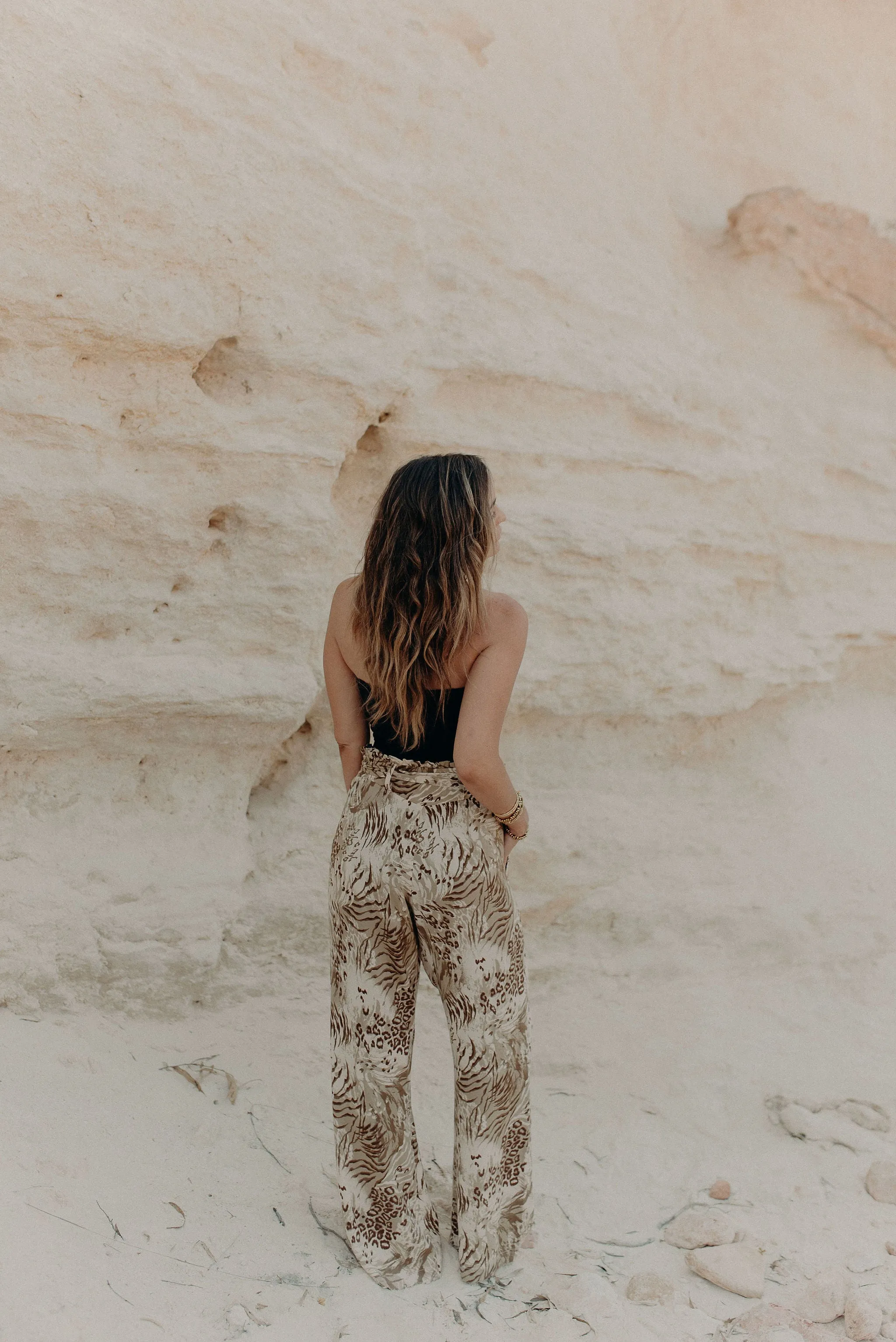 Sienna Wide Leg Pants - jungle