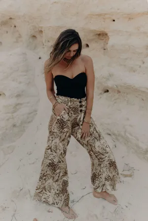 Sienna Wide Leg Pants - jungle