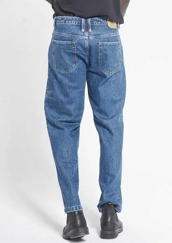 Slacker Denim Jeans Rinsed Blue