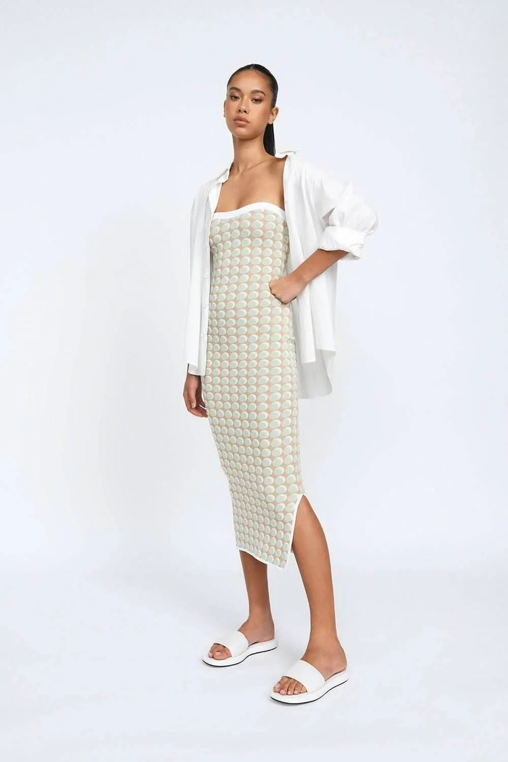 Sol Geo Knit Midi Dress