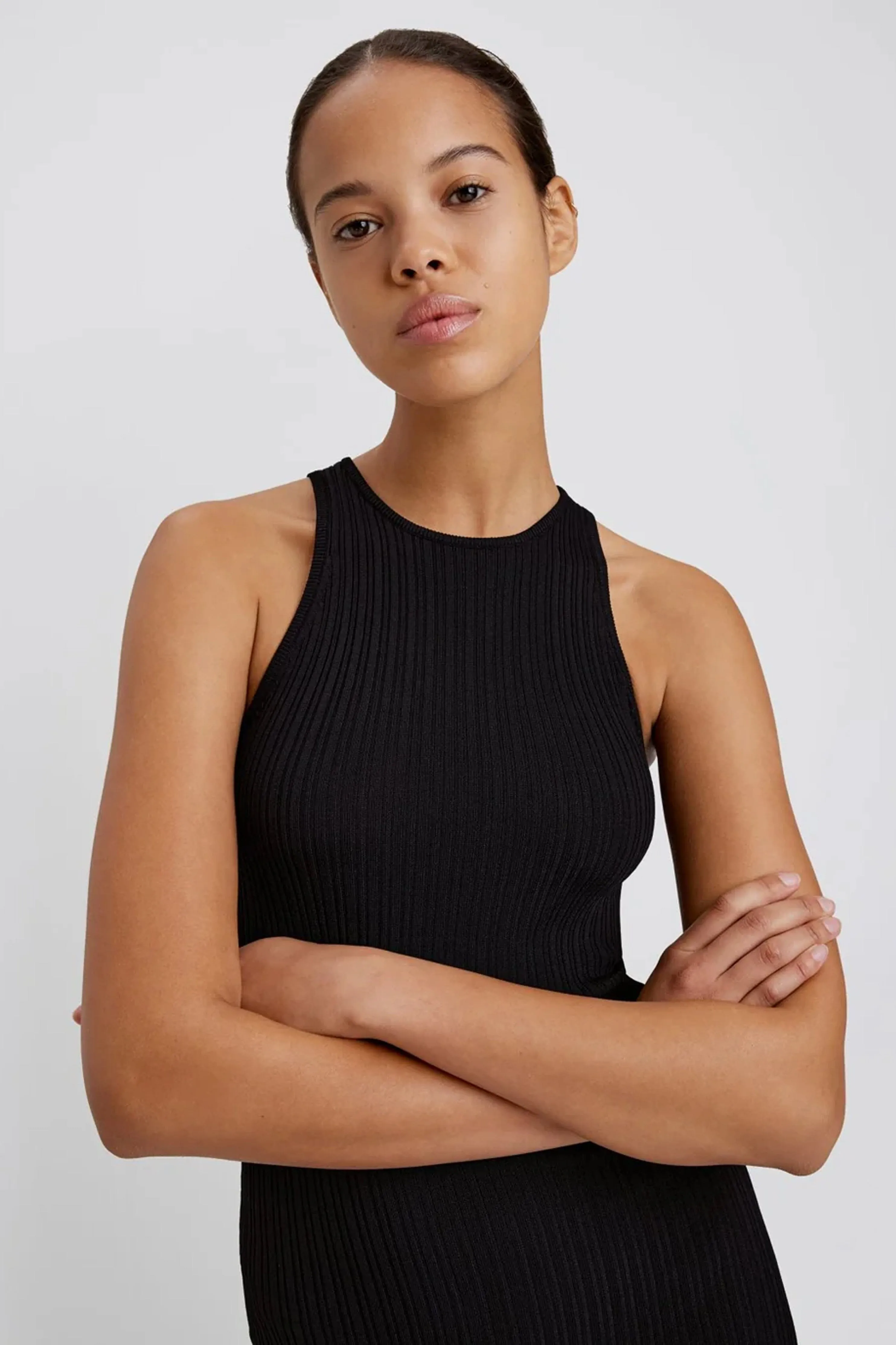 SOLID & STRIPED | The Varena Dress - Noir