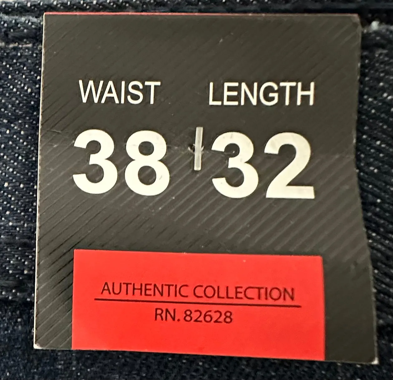 *SOUTHPOLE* DENIM JEANS (DARK SAND BLUE) (WAIST 38” X INSEAM 32”)