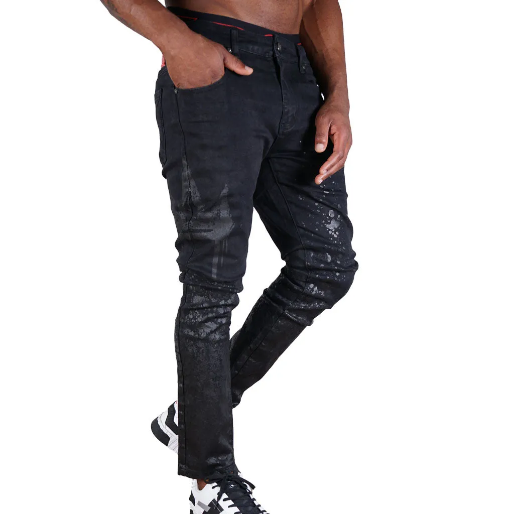 SPOGI Fever Collection Paint Splatter Jean