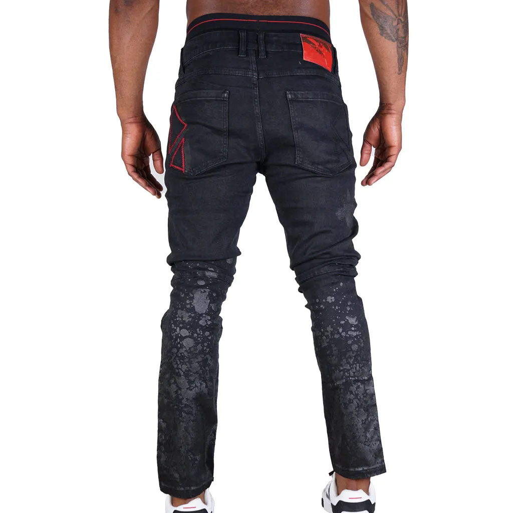 SPOGI Fever Collection Paint Splatter Jean