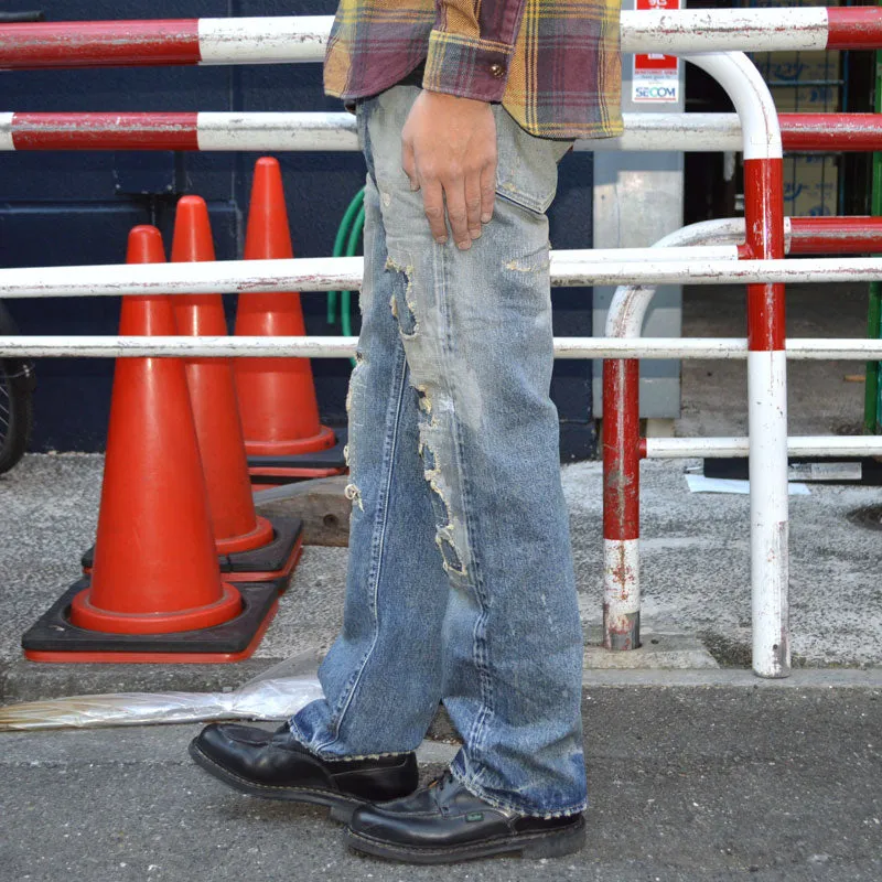 SUGAR CANE "SC41947SR" 14.25oz Denim 1947model REMAKE AGED MODEL REGULAR STRAIGHT