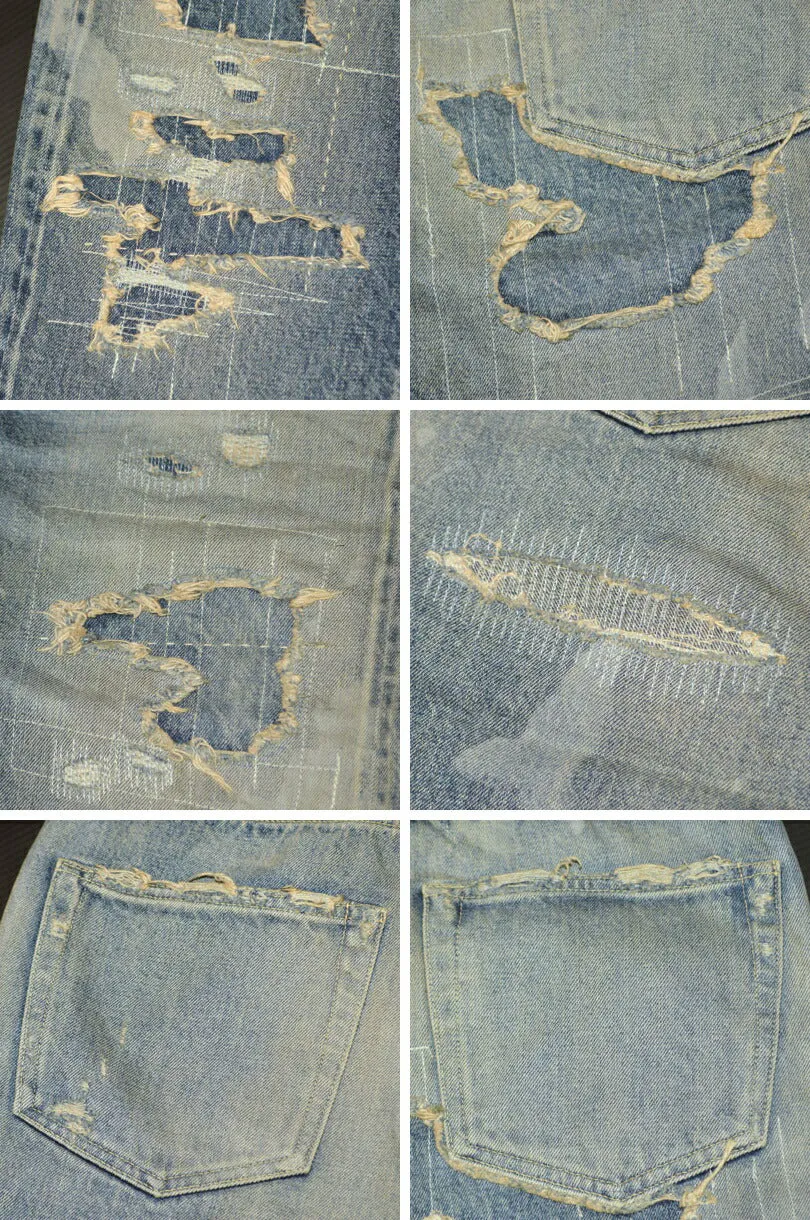 SUGAR CANE "SC41947SR" 14.25oz Denim 1947model REMAKE AGED MODEL REGULAR STRAIGHT