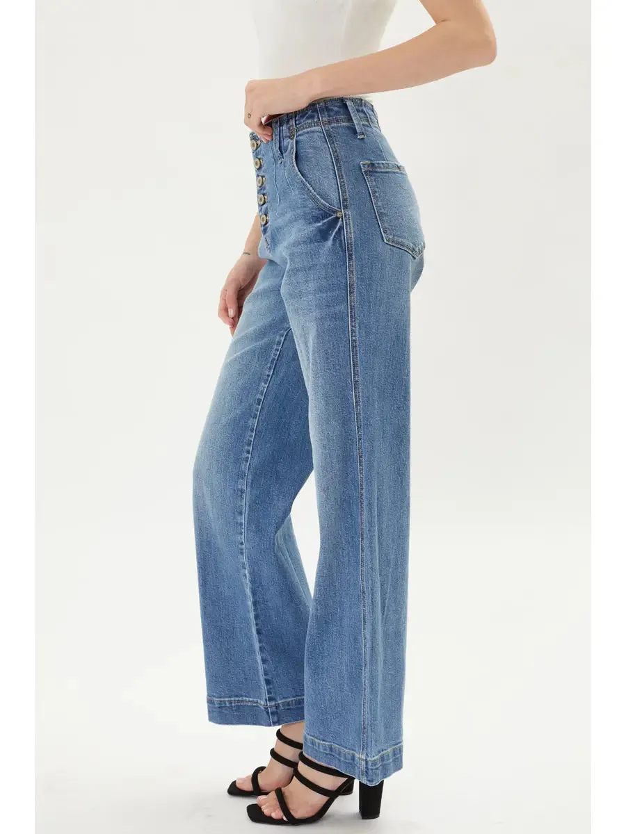 Summer Button Fly Jeans