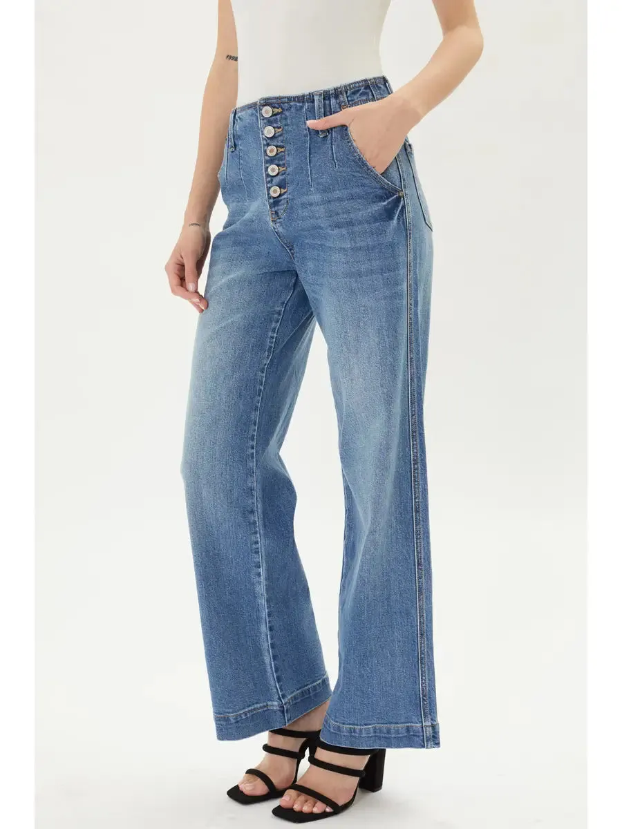 Summer Button Fly Jeans