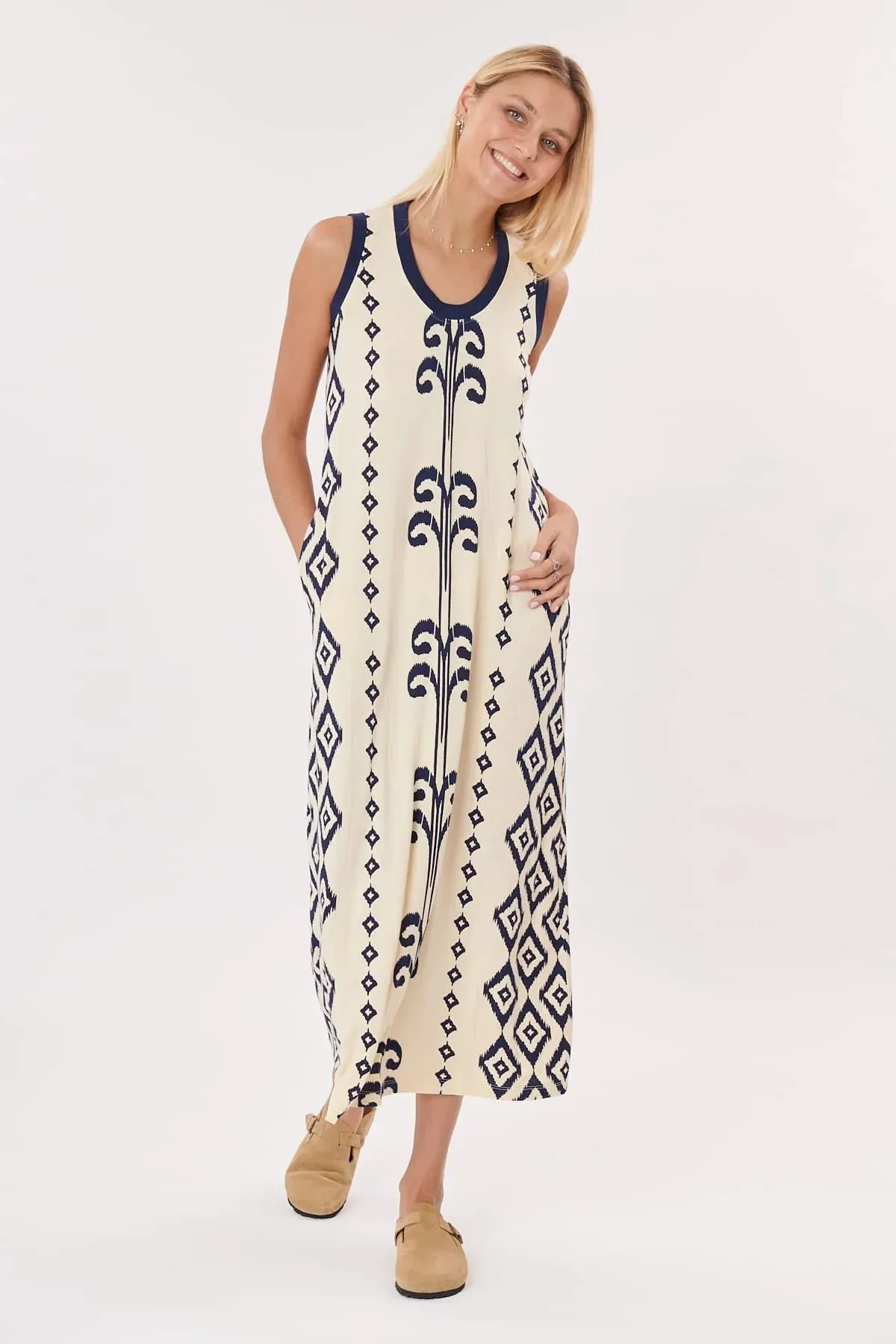 Talavera Dress-indigo