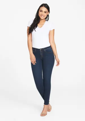 Tall Siena Skinny Exposed Button