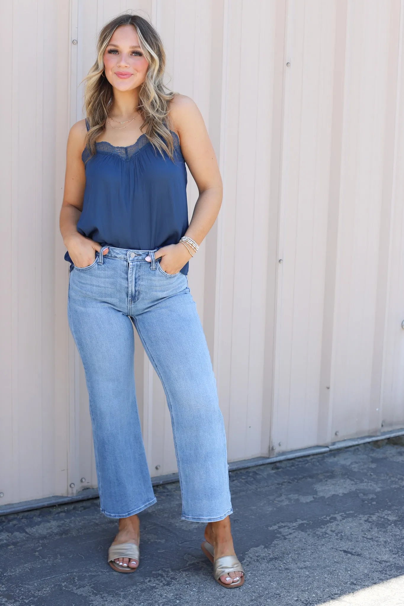 Teagan Wide Leg Jeans