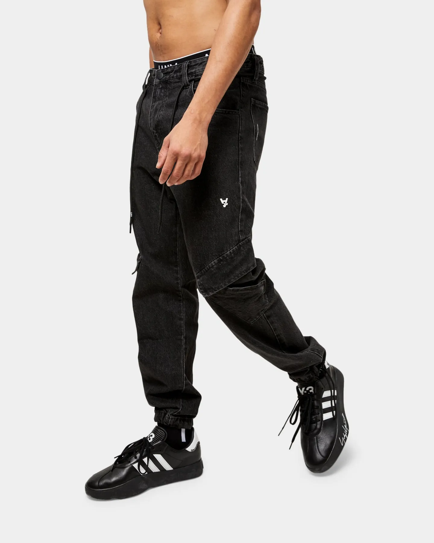 The Anti Order Para Military Relaxed Jeans Stone Wash Black