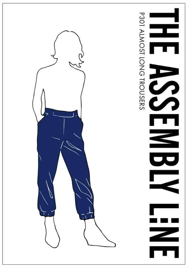 THE ASSEMBLY LINE • Almost Long Trousers Sewing Pattern (XL - 3XL)