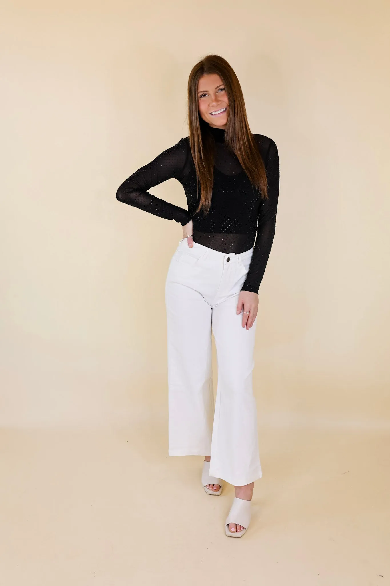 The Best Cropped Wide Leg Jeans in White