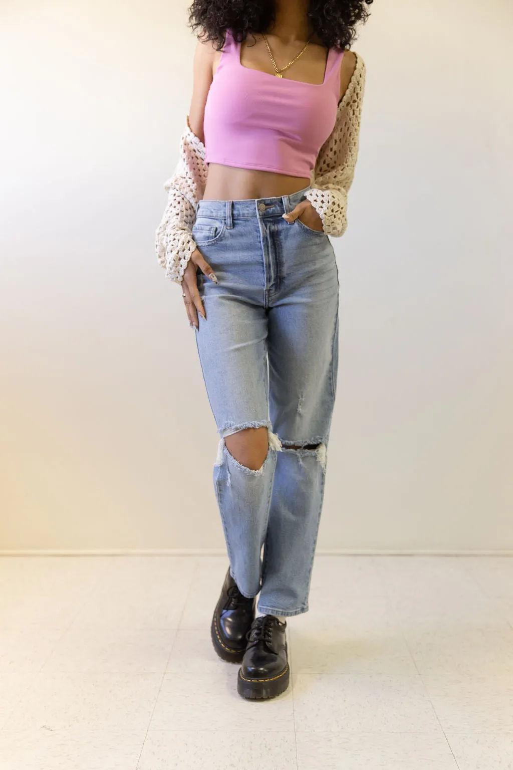 The Denise High Rise Dad Jeans by Nectar Premium Denim