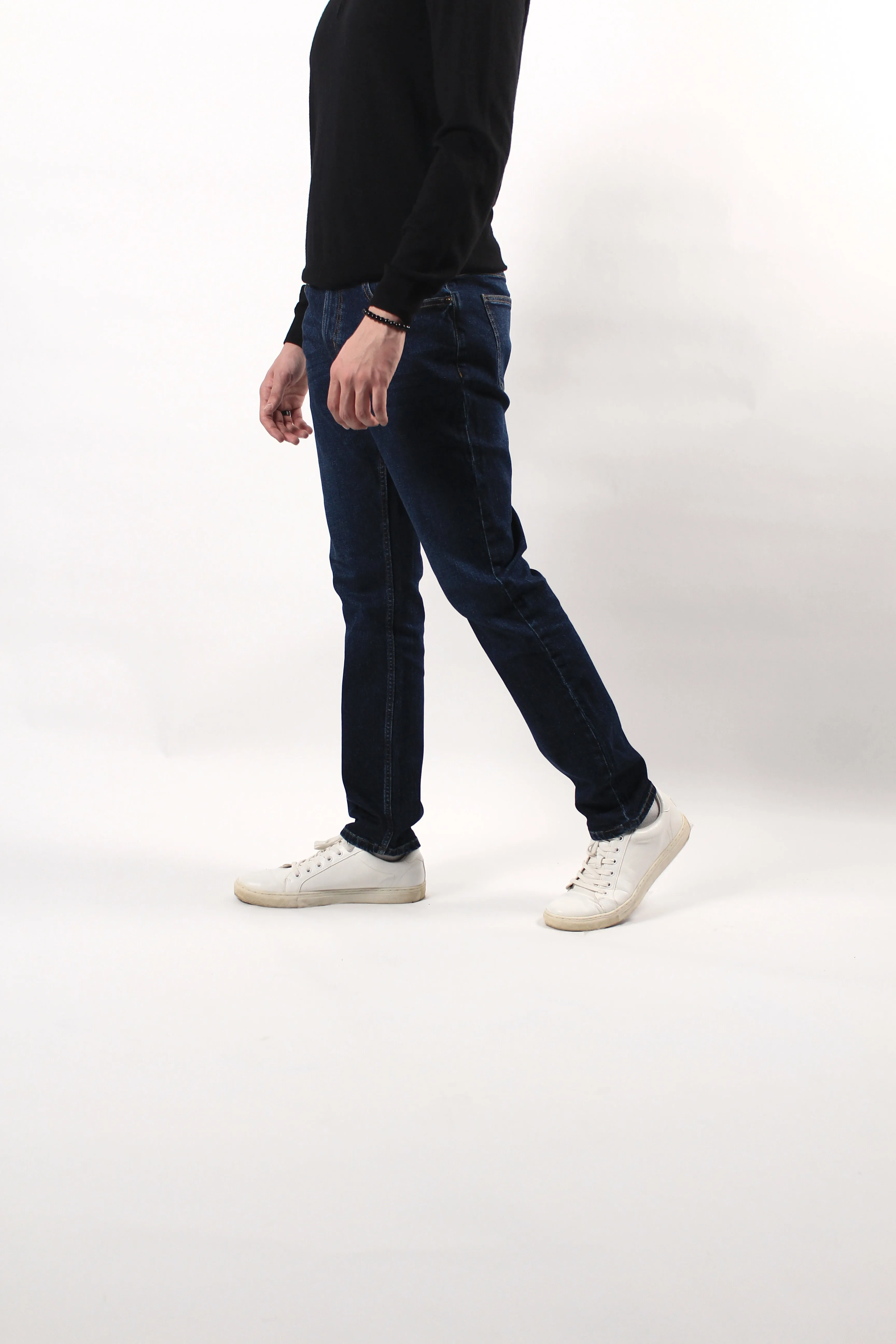 ThirdWorld® Slim Fit Jeans - Men's Vintage Blue Denim - Stylish All-Day Wear - Sleek Fit - Vintage Blue