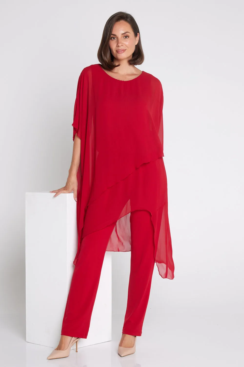 Tilly Jumpsuit - Red