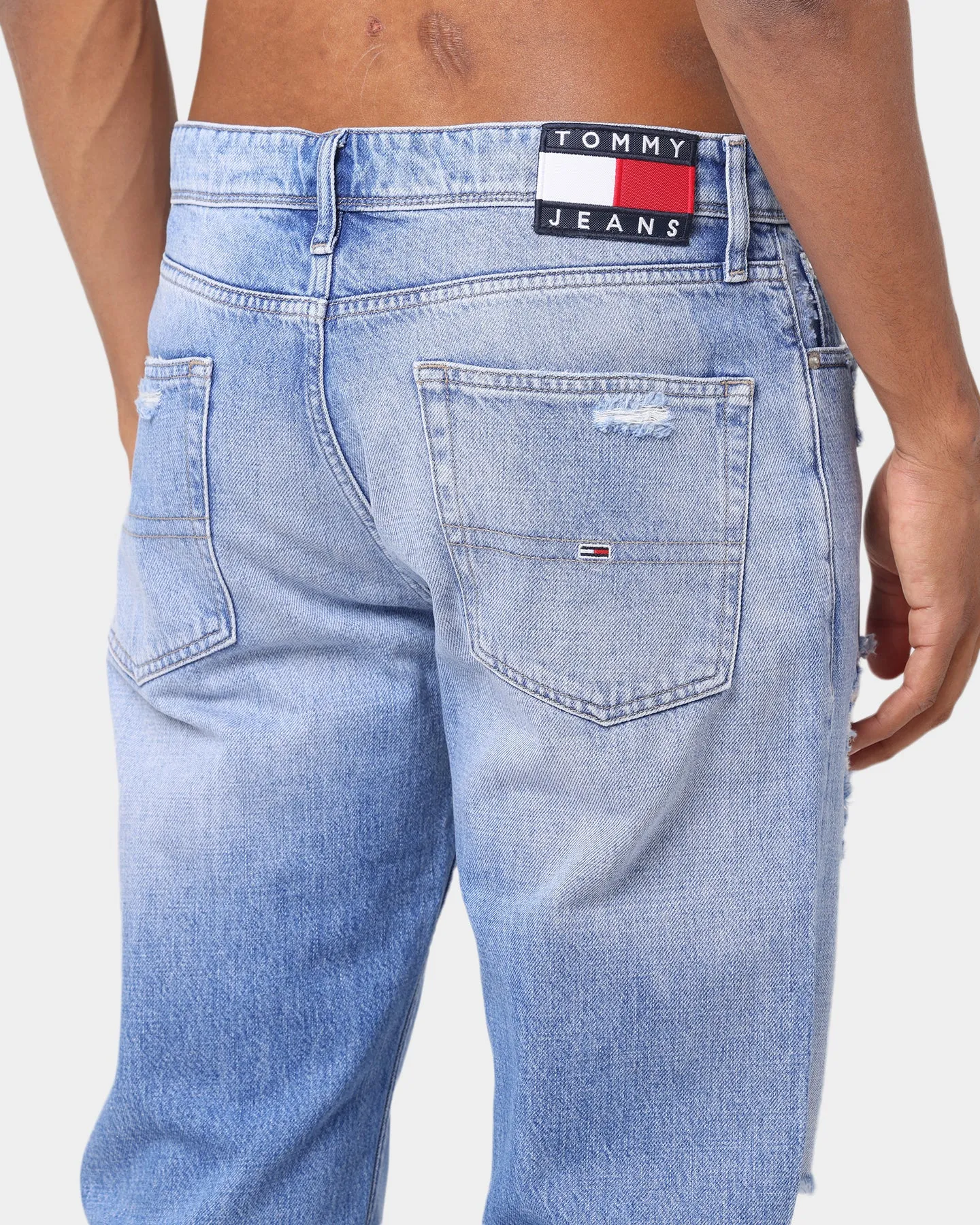 Tommy Jeans Ethan Relaxed Straight Leg Jeans Denim Light