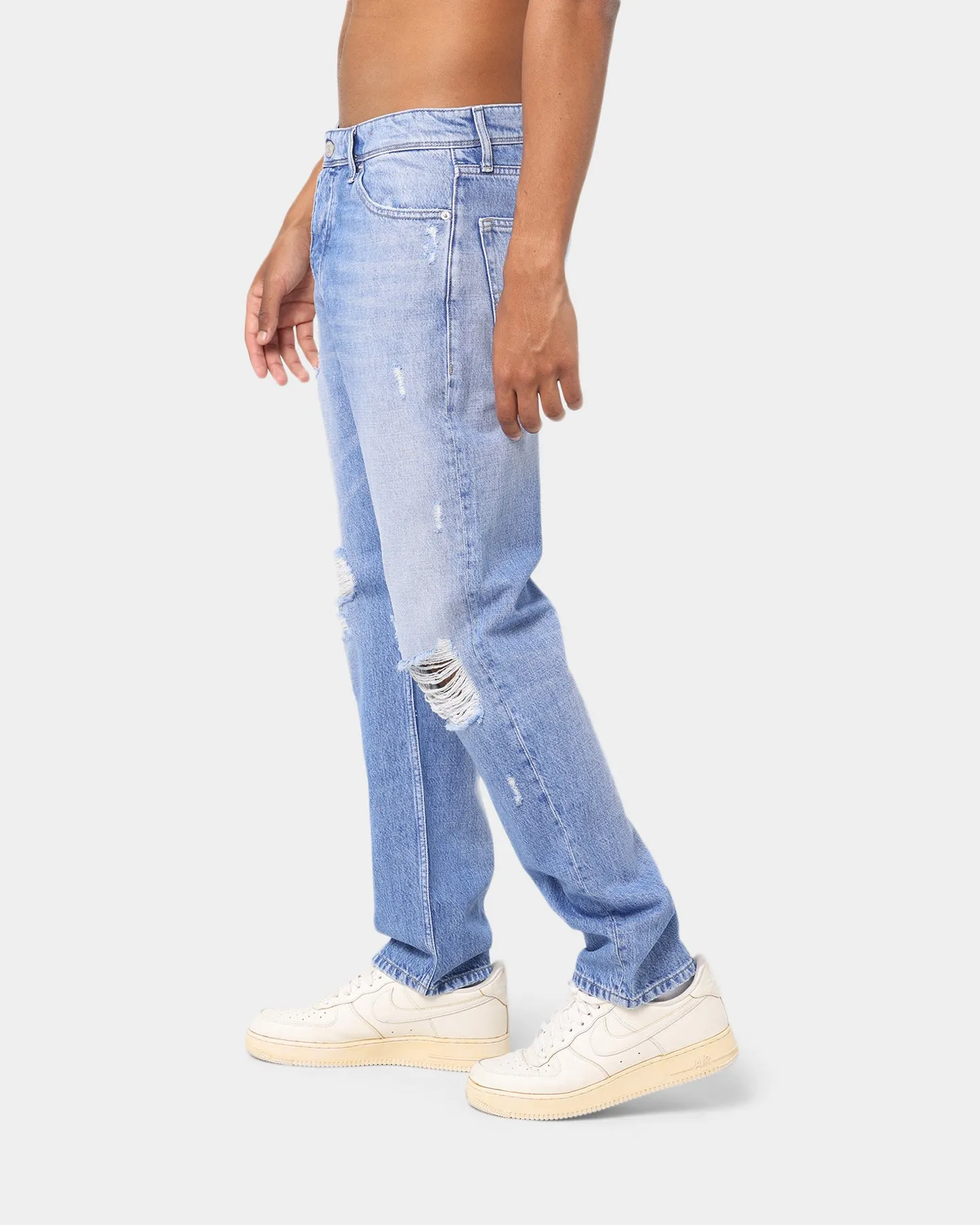 Tommy Jeans Ethan Relaxed Straight Leg Jeans Denim Light