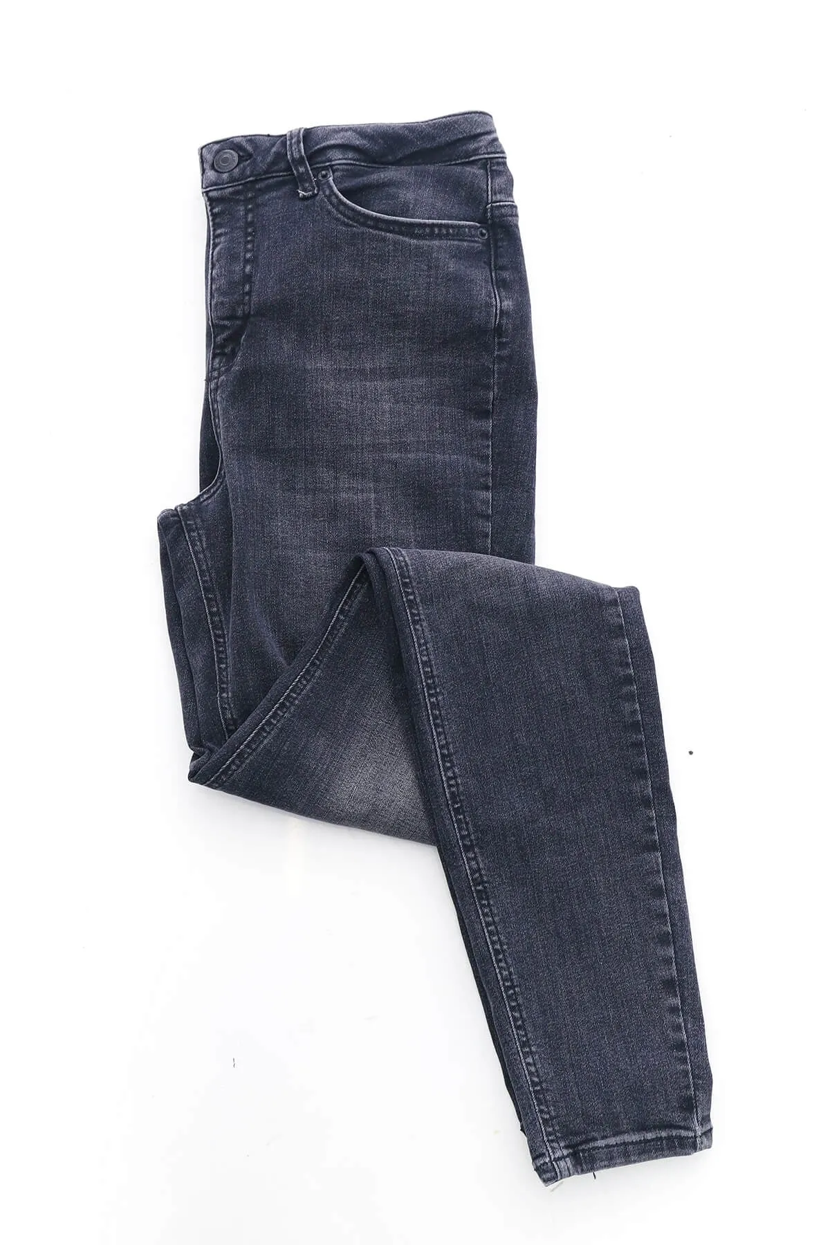 Vero Moda Black Washed Denim Jeans Black