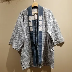 Vintage Aizome Indigo Hanten