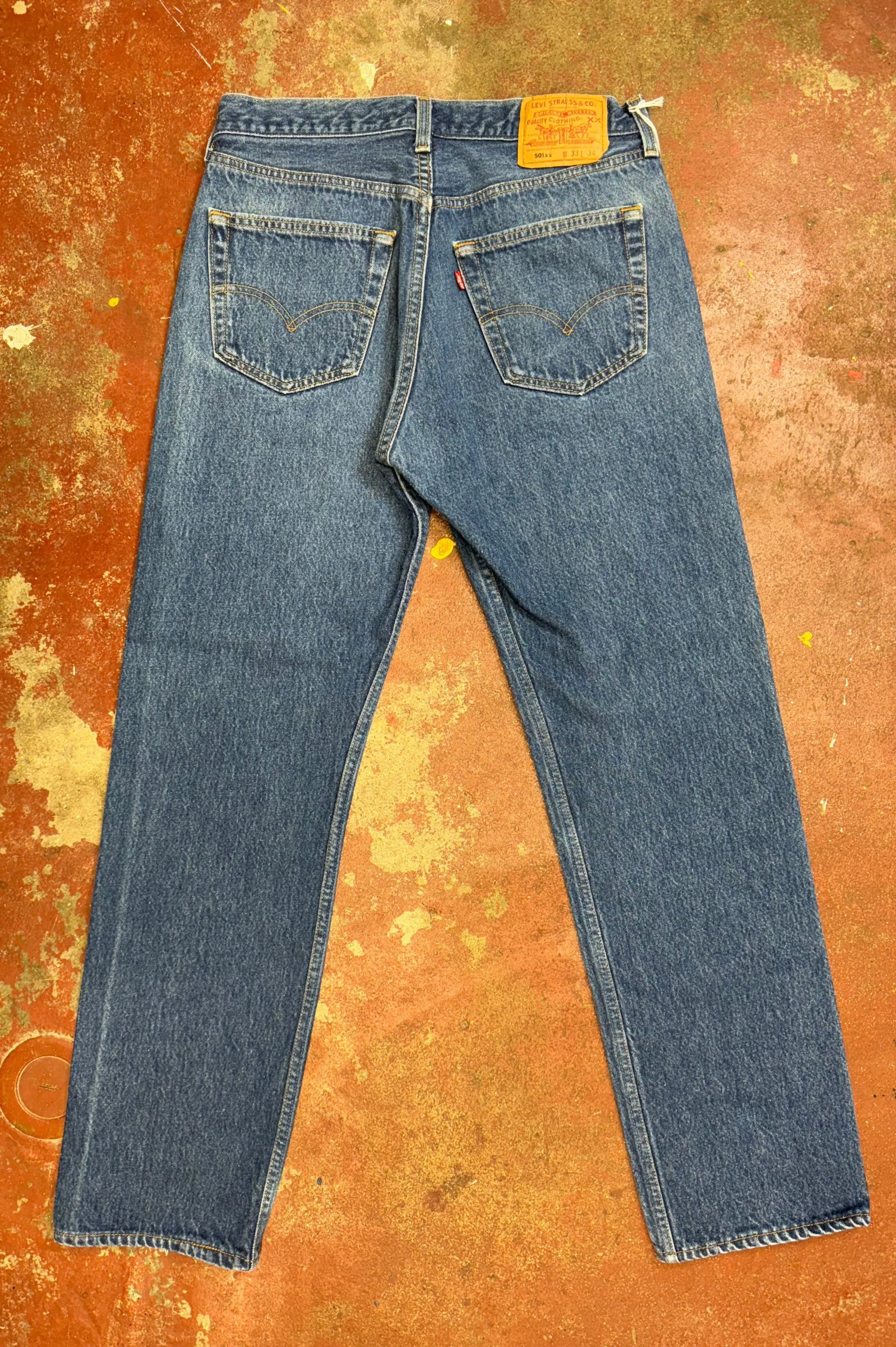 Vintage USA Made Levi 501xx Few Wash Denim Jeans (#JYJ0124-050)