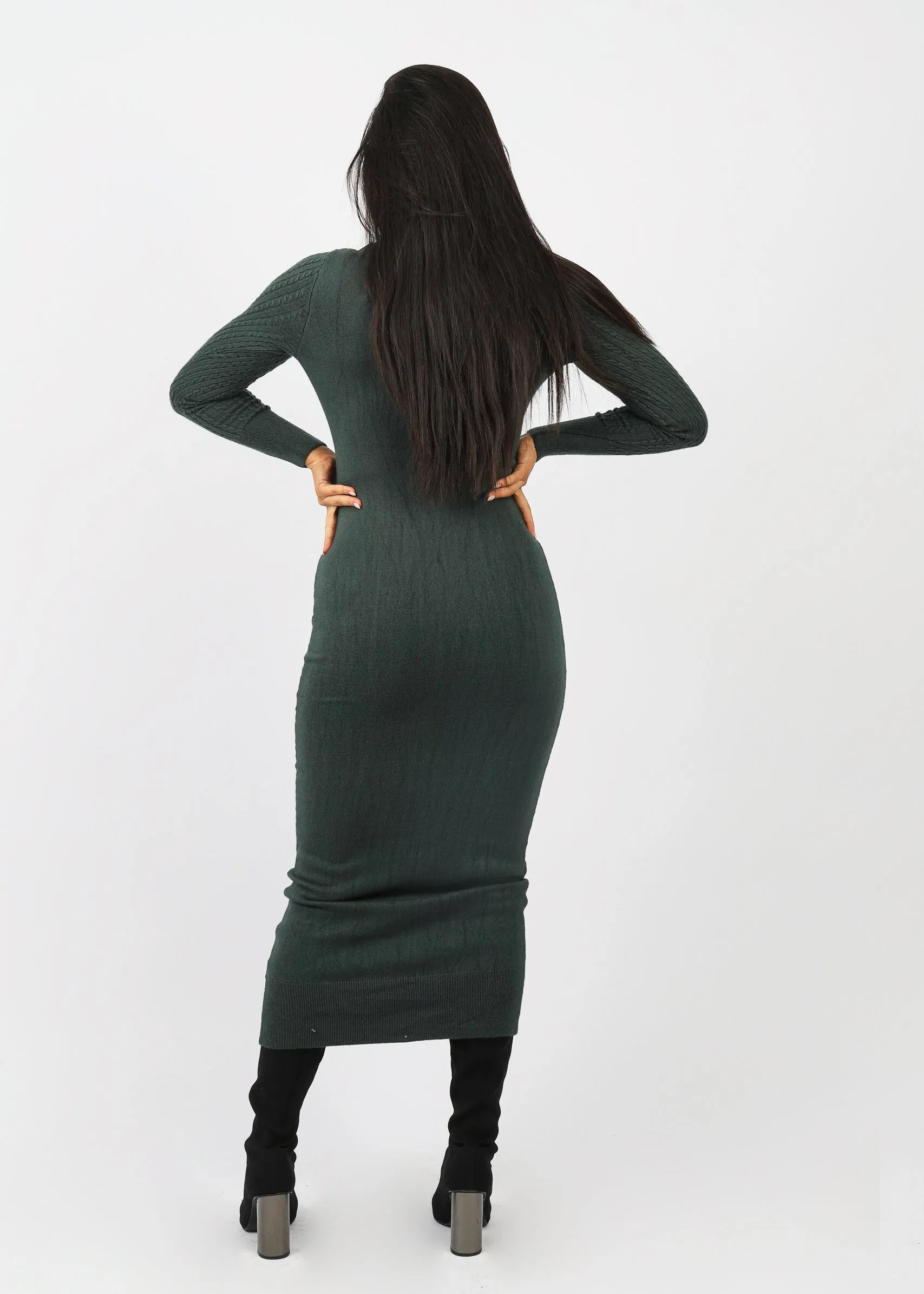 Weylan Cable Knit Dress