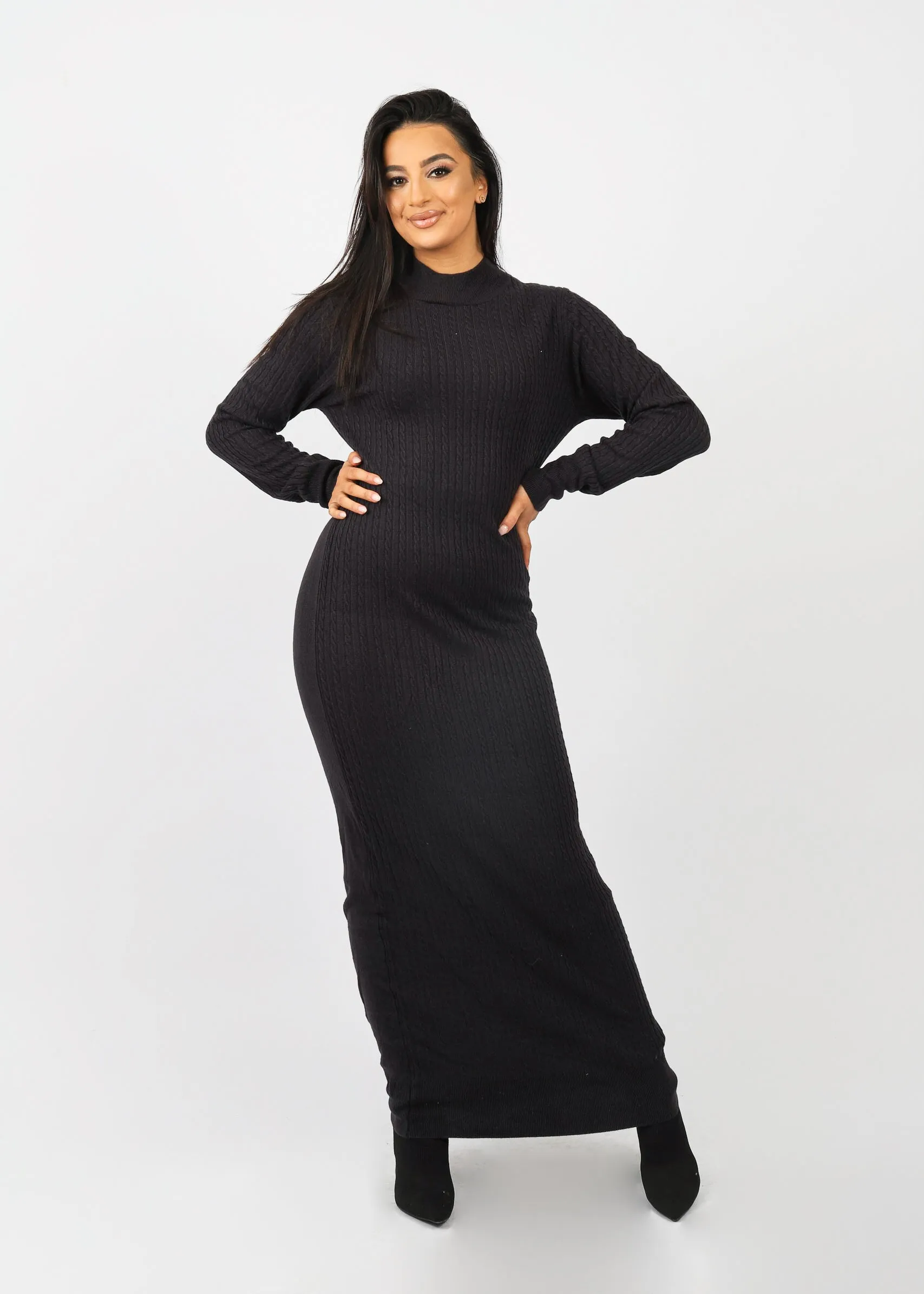 Weylan Cable Knit Dress