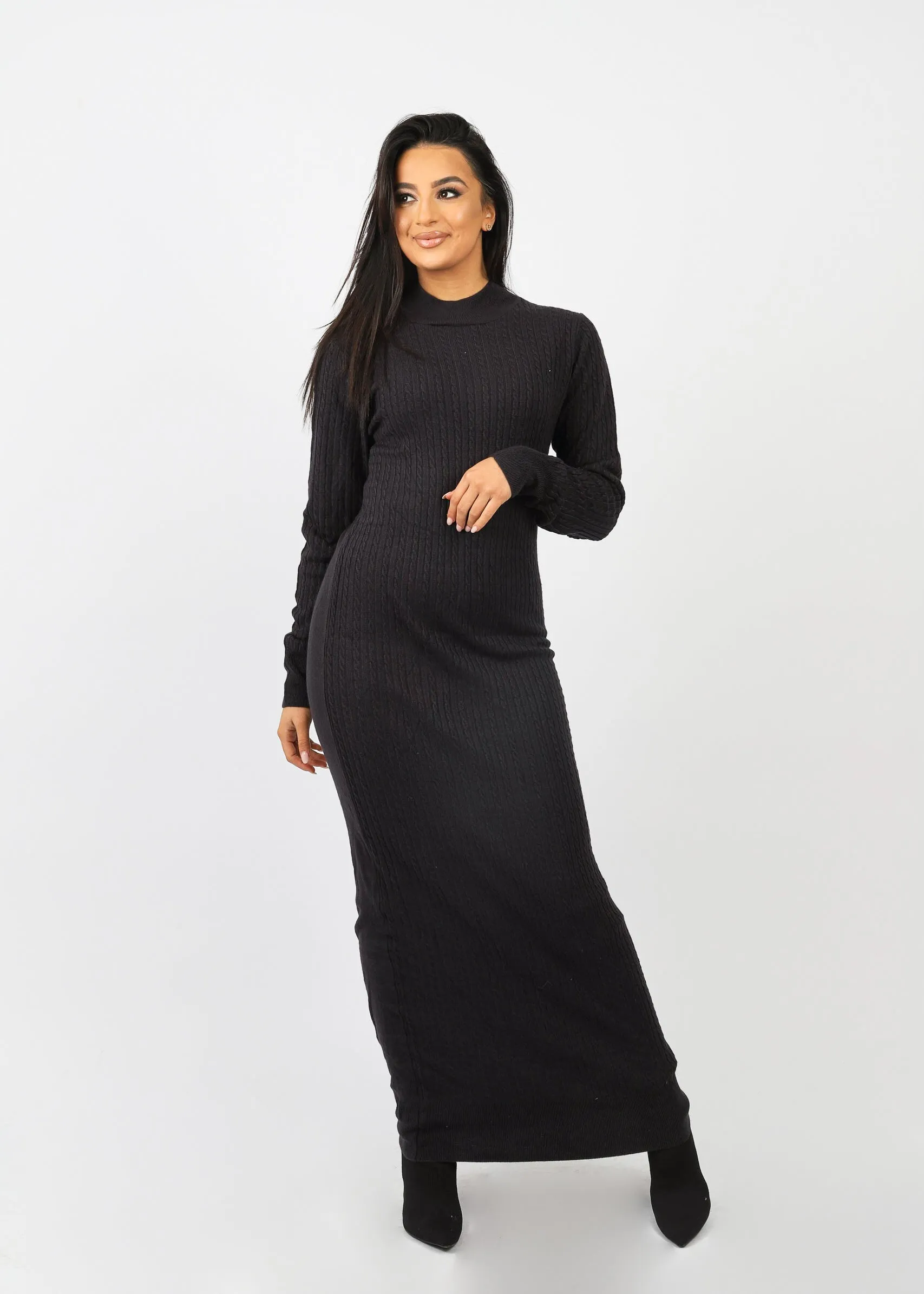 Weylan Cable Knit Dress