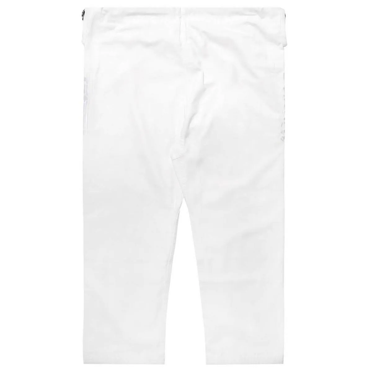 White on White Tatami Fightwear Estilo Black Label Mens BJJ Gi