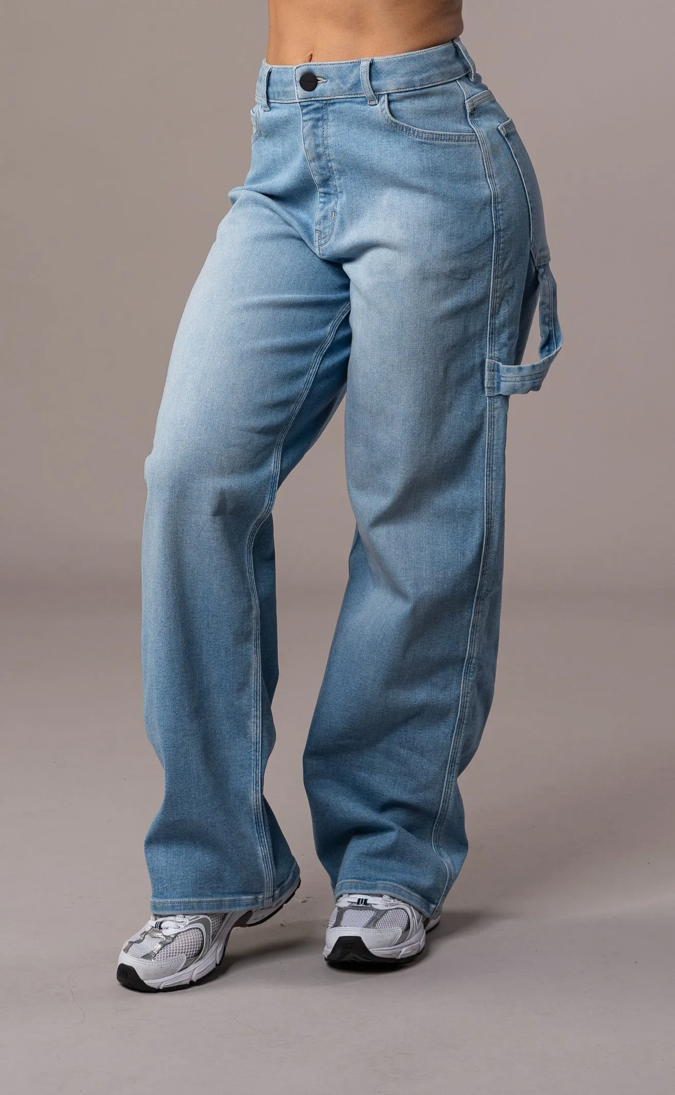 Womens Carpenter Fitjeans - Arctic Light Blue